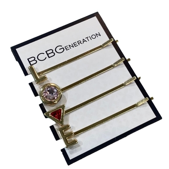 BCBGeneration Love Gold Dipped Hairpins - Picture 2 of 6